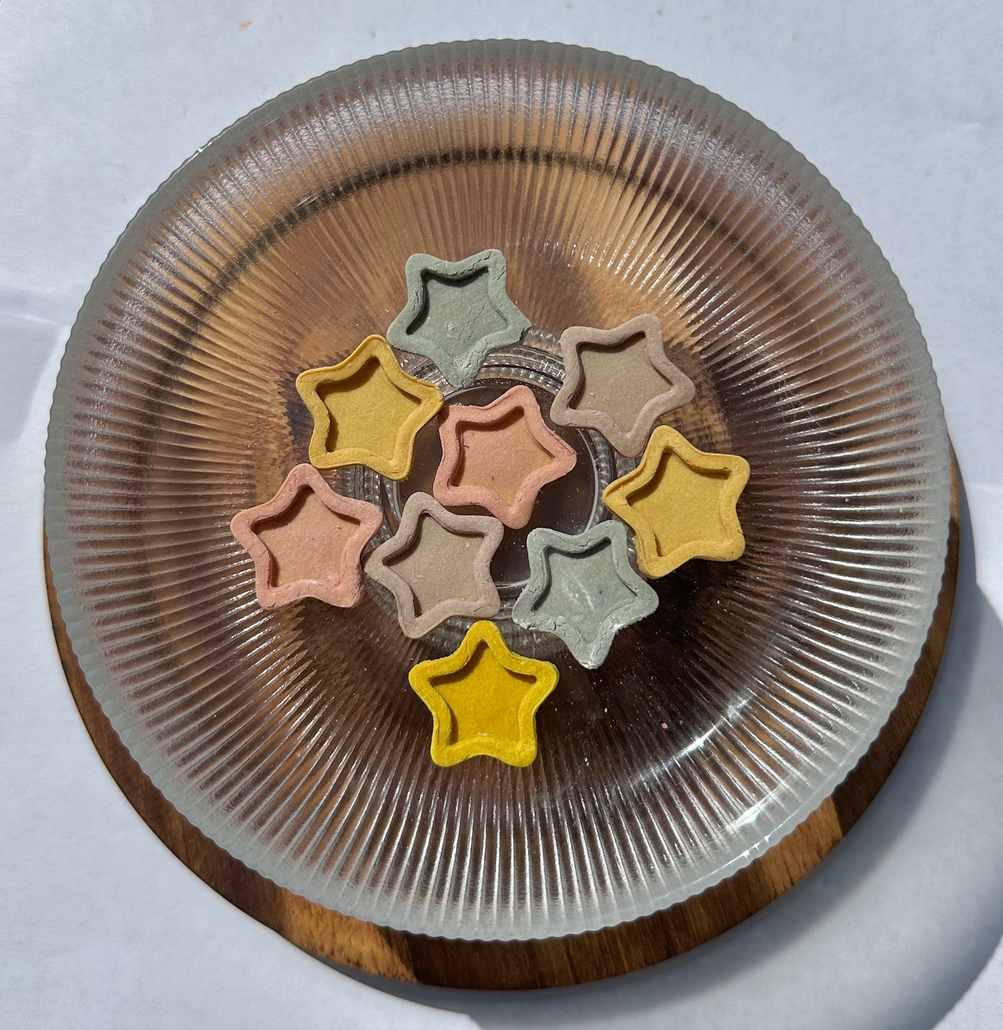Pastel Stars - Chicken and Goat Cheese Treats